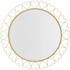 Image de Miroir Mural Déco "hearts" 80cm Or