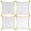 Image de Miroir mural composition déco jalo 68cm or