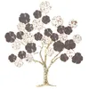 Image de Décoration Murale en Métal Albero Purpy 80cm Multicolore