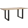 Image de Table À Manger Extensible En Bois "mango" 180-280cm Naturel