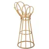 Image de Supports pour plantes en métal et rotin style bohème chic panama tower