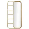 Image de Miroir échelle déco effet rotin panama 151cm naturel