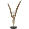Image de Lampe À Poser En Métal "palm" 65cm Or