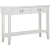 Image de Console en bois shine 110cm blanc