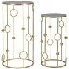 Image de Lot de 2 Tables dAppoint Sphère 100cm Or