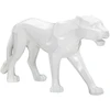 Image de Statuette Déco En Résine "panthère" 70cm Blanc