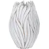 Image de Vase Design En Relief "honduras" 41cm Blanc