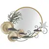 Image de Miroir mural déco coral 88cm multicolore