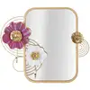 Image de Miroir Mural Avec 2 Crochets "lovis" 75cm Multicolore