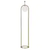 Image de Lampadaire design arc luci 168cm blanc & or
