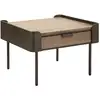 Image de Table basse en métal marron et bois 110x60x41 cm