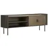 Image de Meuble tv 2 portes en bois toronto 150cm naturel