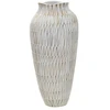 Image de Vase Déco En Résine "stiky" 50cm Or & Blanc