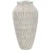 Image de Vase Déco En Résine "stiky" 44cm Or & Blanc