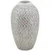 Image de Vase Déco En Résine "wave" 34cm Blanc