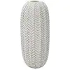 Image de Vase Déco En Résine "leaf" 46cm Blanc
