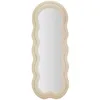 Image de Miroir Mural en Velours Wavy 160cm Crème