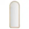Image de Miroir Mural En Velours "chloé" 160cm Crème