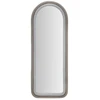 Image de Miroir Mural En Velours "chloé" 160cm Gris & Taupe