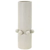 Image de Vase Cylindrique En Céramique "bubbles" 41cm Crème