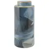 Image de Vase Cylindrique En Céramique "elegant" 34cm Bleu