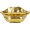 Image de Vase Déco En Résine "bouche" 23cm Or
