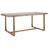 Image de Table À Manger Effet Bois "ankara" 180cm Naturel