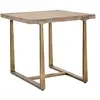 Image de Table À Manger Carrée Effet Bois "ankara" 80cm Naturel