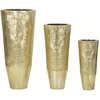 Image de Lot De 3 Vases En Métal "goldely" 114cm Or