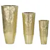 Image de Lot de 3 vases en métal goldely 114cm or