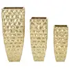 Image de Lot de 3 vases en métal glody 94cm or