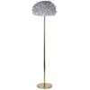 Image de Lampadaire avec plumes grises cm ø 43x170