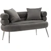 Image de Canapé 2 Places Imitation Fourrure "soffy+" 133cm Gris