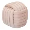 Image de Pouf Design En Velours "softy" 45cm Rose