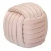 Image de Pouf en tissu softy 45 x 45 x 45 cm rose