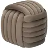 Image de Pouf Design En Velours "softy" 45cm Gris
