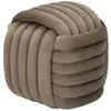 Image de Pouf en tissu softy 45 x 45 x 45 cm gris