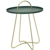 Image de Table D'appoint Design "grent" 59cm Vert & Or
