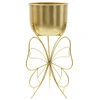 Image de Cache-pot Design Sur Pied "fairy" 45cm Or