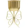 Image de Cache-pot Design Sur Pied "fairy" 40cm Or
