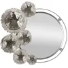 Image de Miroir mural en métal argenté 85x7x806 cm