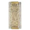 Image de Applique murale design en verre oblin 36cm or