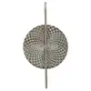 Image de Applique murale en métal silvery 54cm argent