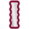 Image de Miroir Mural Emily Velours Fuchsia 60 X 6x160 (dimensions Intérieures Du Miroir 42x144)