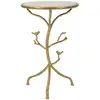 Image de Table d'appoint en marbre birds 60cm or 142894000M