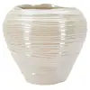 Image de Vase rond en céramique perly 27cm blanc 0421430001