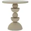 Image de Table d'appoint miroir dune 42cm crème 1429040003