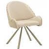 Image de Sedia Stoccolma -a-crema Ensemble 2 Pz Cm 58x53x85