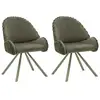 Image de Lot de 2 chaises design stoccolma 85cm vert