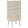 Image de Chiffonnier 5 tirois shy 89cm blanc
